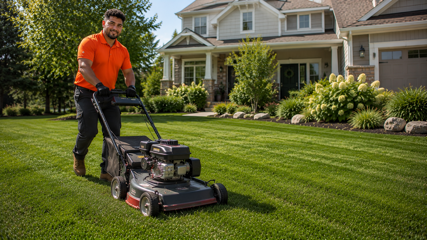 Lawn mowing service in Detroit Lakes MN